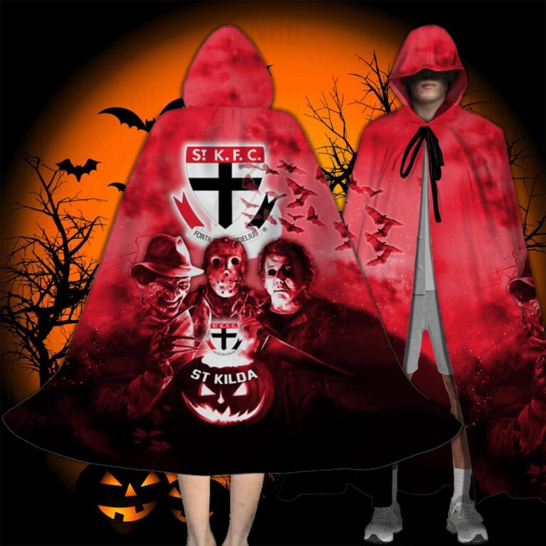 AFL St Kilda Saints Halloween Adult Kid Preschool Cloak