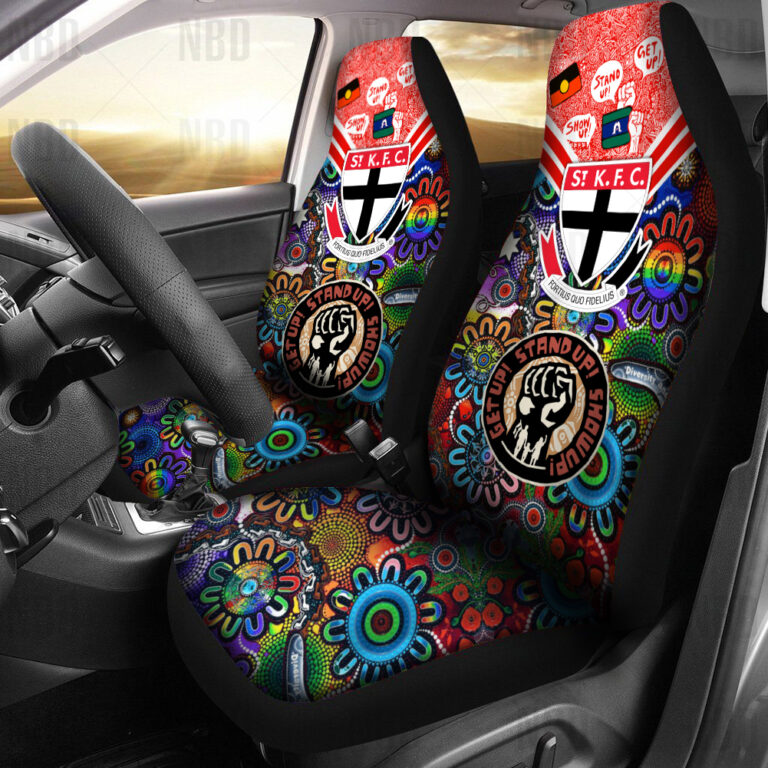 AFL St Kilda Saints | Seat Belt | Steering | Car Seat Covers