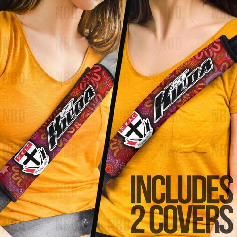 AFL St Kilda Saints | Seat Belt | Steering | Car Seat Covers