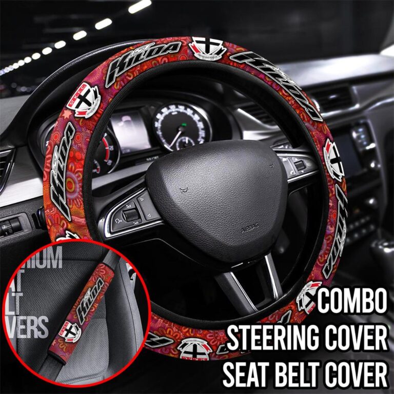 AFL St Kilda Saints | Seat Belt | Steering | Car Seat Covers