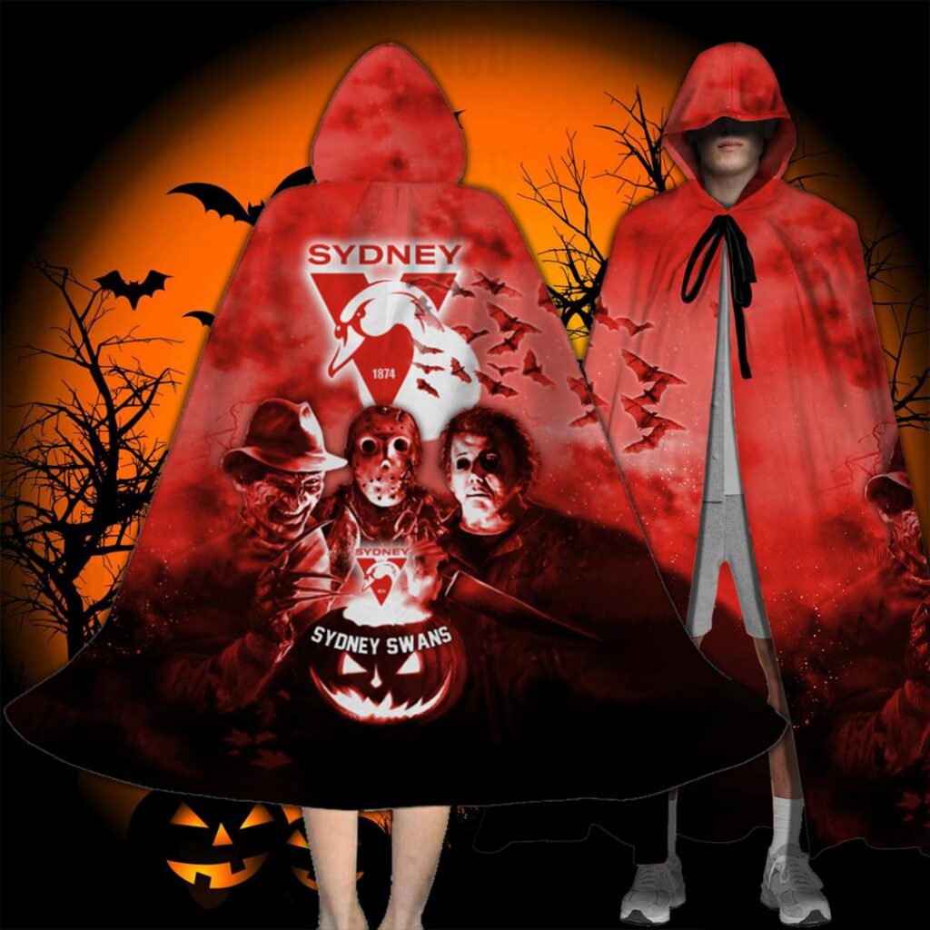 AFL Sydney Swans Halloween Adult Kid Preschool Cloak