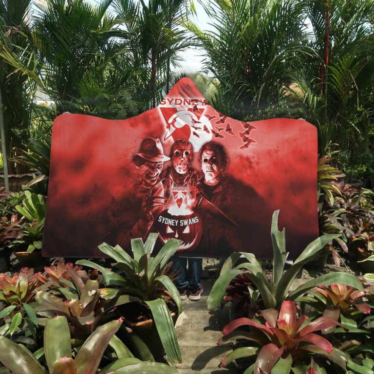 AFL Sydney Swans Halloween Hooded Blanket