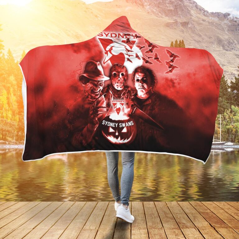 AFL Sydney Swans Halloween Hooded Blanket