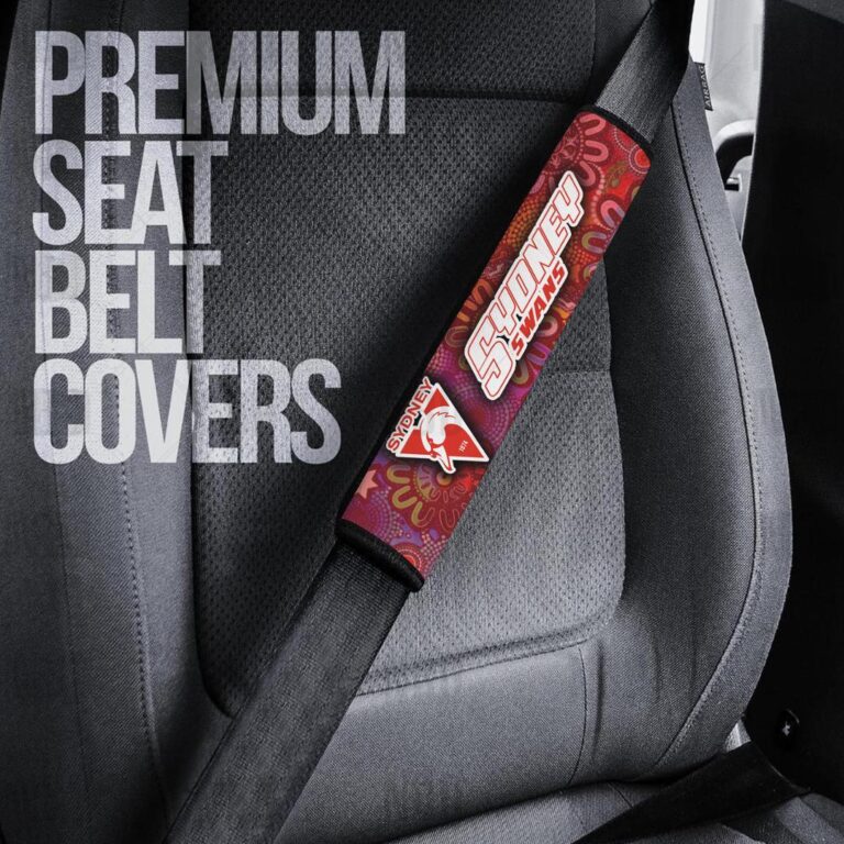 AFL Sydney Swans | Seat Belt | Steering | Car Seat Covers