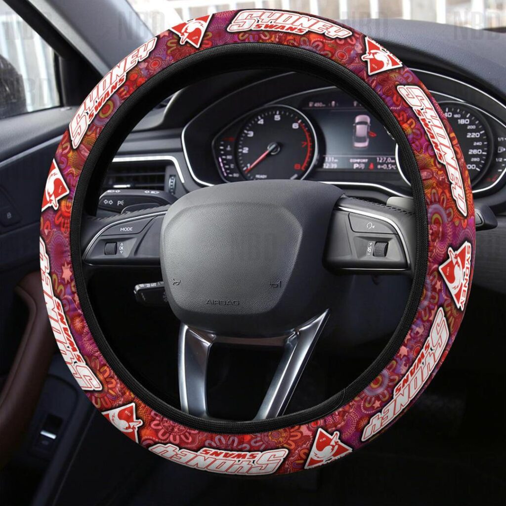AFL Sydney Swans | Seat Belt | Steering | Car Seat Covers