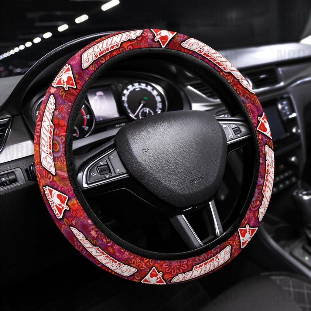 AFL Sydney Swans | Seat Belt | Steering | Car Seat Covers
