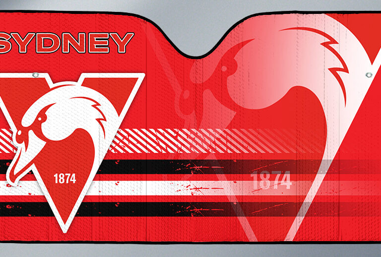 AFL Sydney Swans - Car Sun Shade