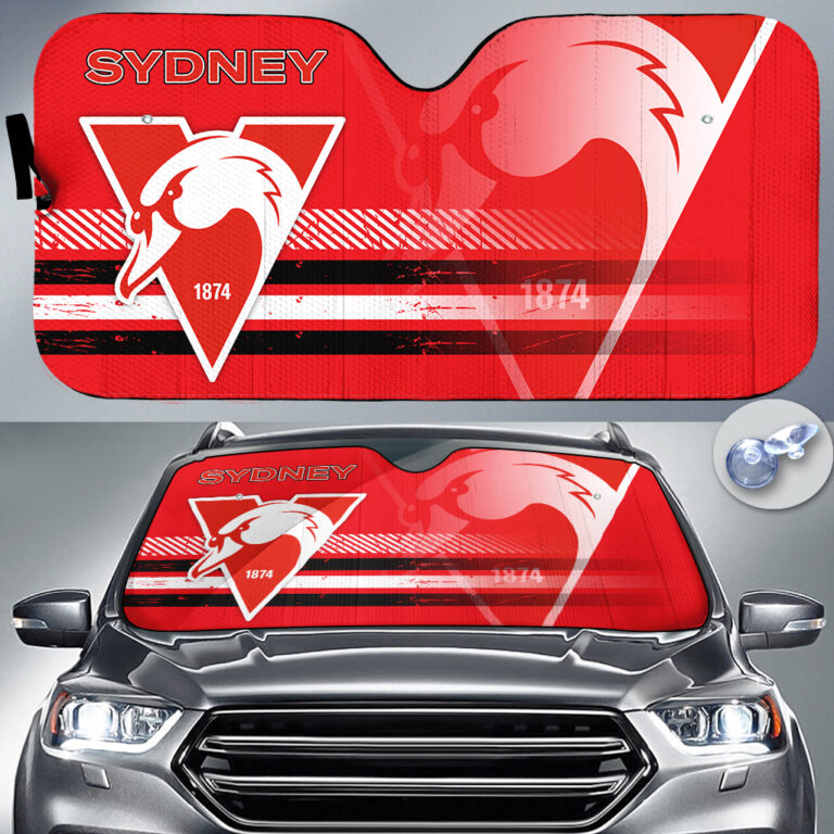 AFL Sydney Swans - Car Sun Shade