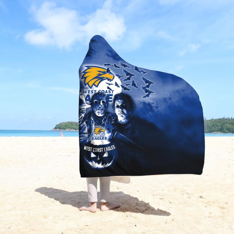 AFL West Coast Eagles Halloween Hooded Blanket