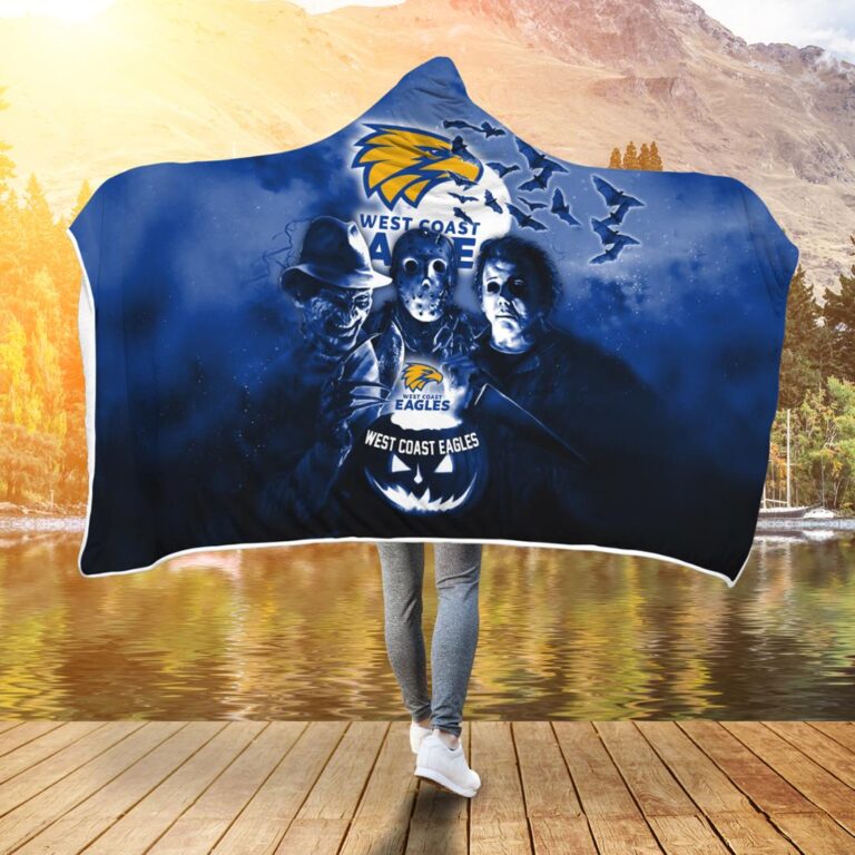 AFL West Coast Eagles Halloween Hooded Blanket