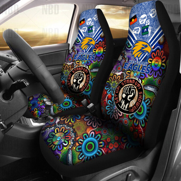 AFL West Coast Eagles | Seat Belt | Steering | Car Seat Covers