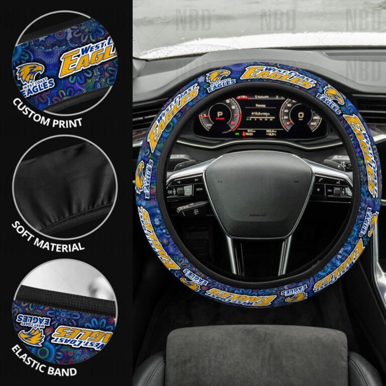 AFL West Coast Eagles | Seat Belt | Steering | Car Seat Covers