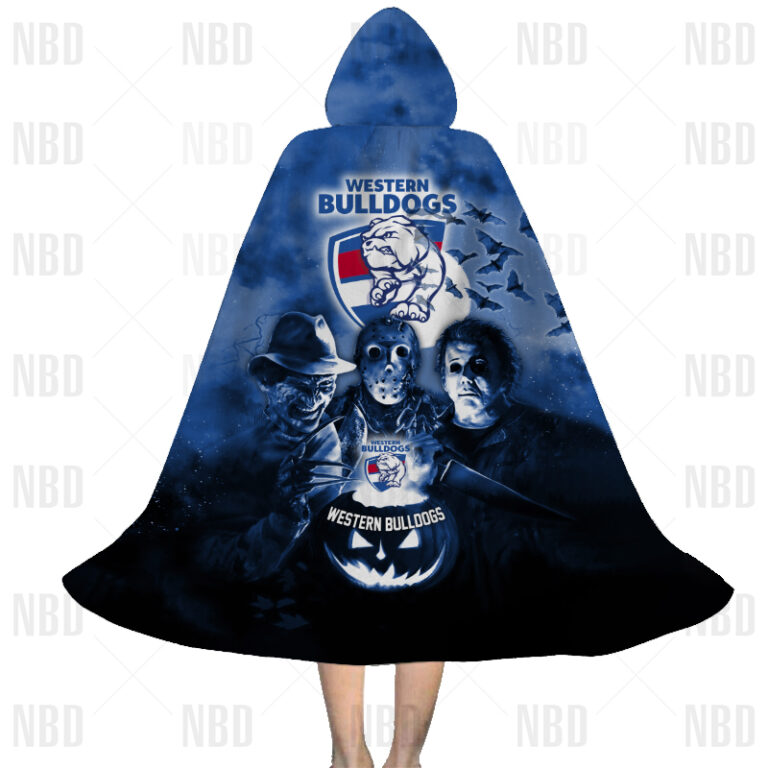 AFL Western Bulldogs Halloween Adult Kid Preschool Cloak