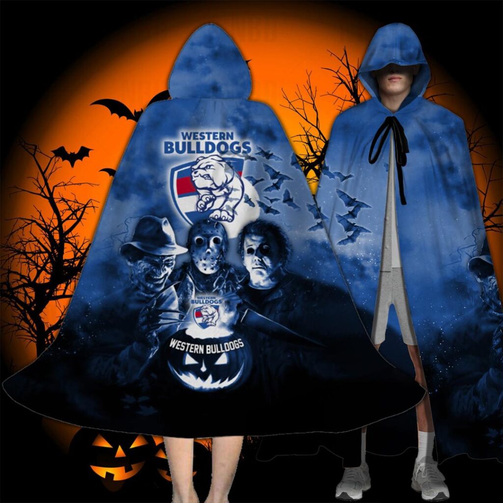 AFL Western Bulldogs Halloween Adult Kid Preschool Cloak