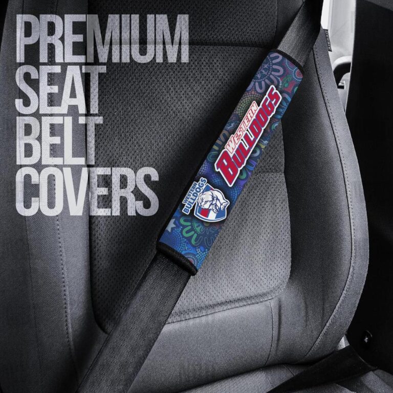 AFL Western Bulldogs | Seat Belt | Steering | Car Seat Covers