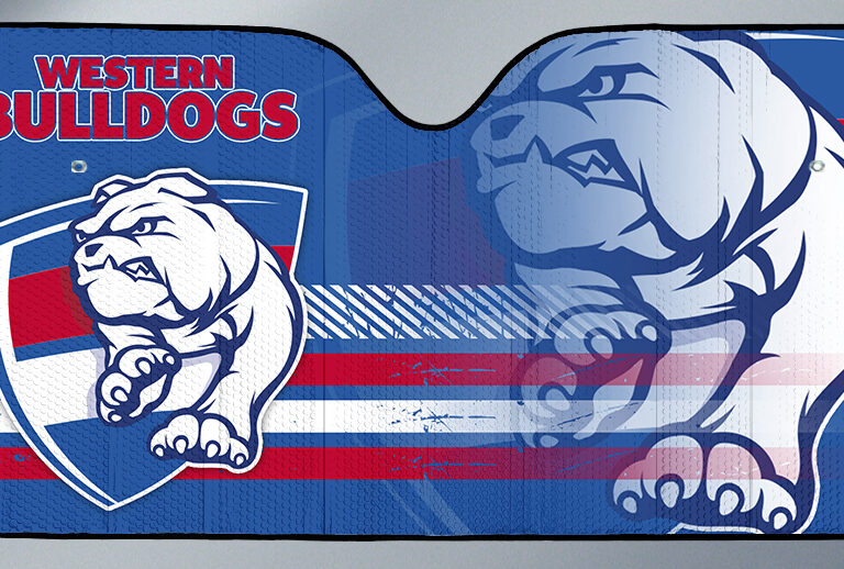 AFL Western Bulldogs - Car Sun Shade