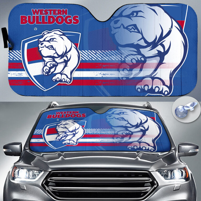 AFL Western Bulldogs - Car Sun Shade