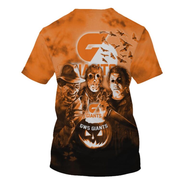 AFL Greater Western Sydney Giants Halloween Adult Kid Zip Hoodie T Shirt Long Sleeve Hawaiian