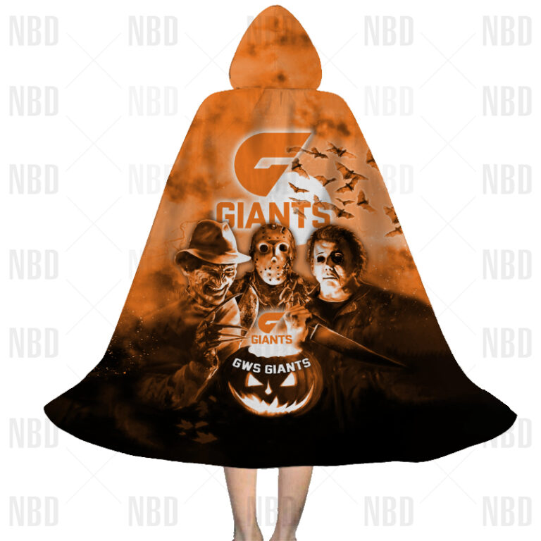 AFL Greater Western Sydney Giants Halloween Adult Kid Preschool Cloak