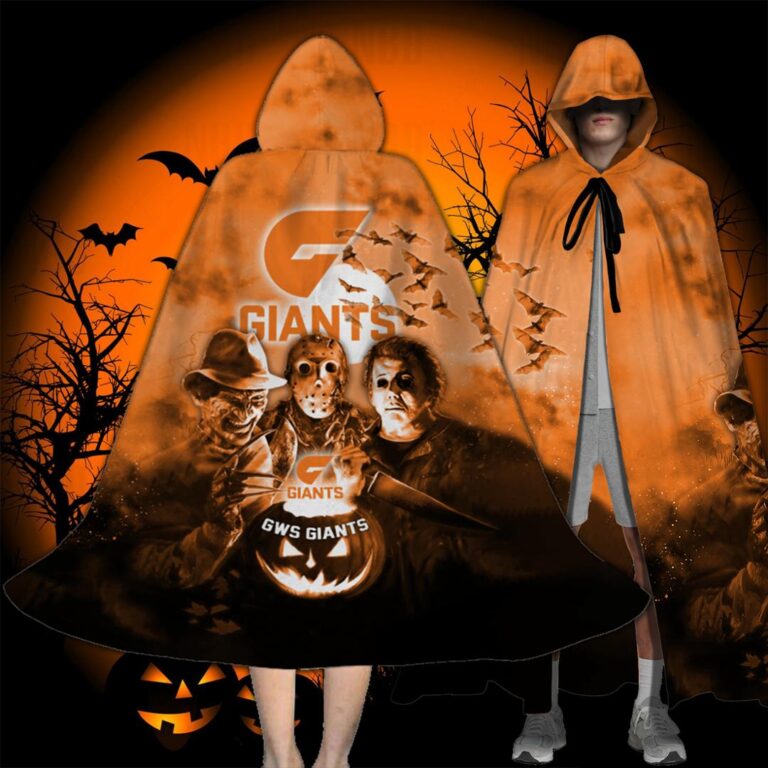 AFL Greater Western Sydney Giants Halloween Adult Kid Preschool Cloak