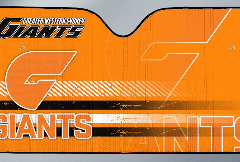 AFL Greater Western Sydney Giants - Car Sun Shade