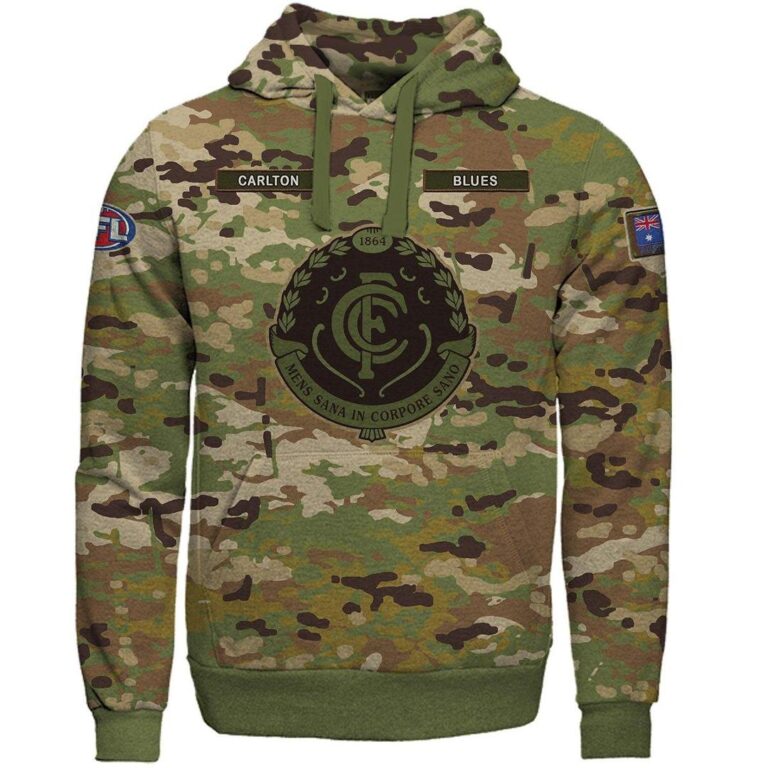 AFL-03-Carlton Blues Hoodie/T-Shirt/Zipper/Sweatshirt
