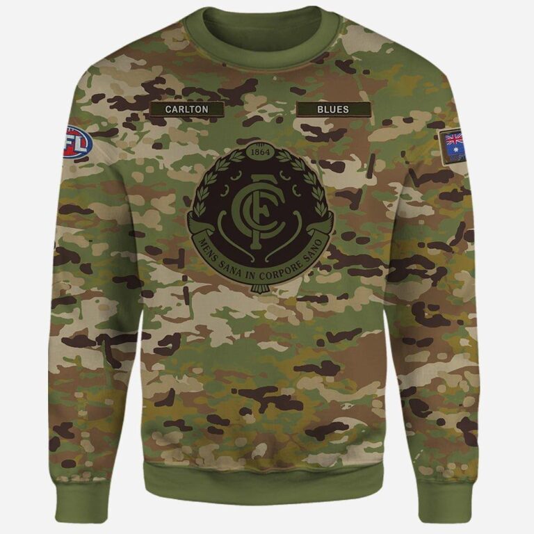 AFL-03-Carlton Blues Hoodie/T-Shirt/Zipper/Sweatshirt