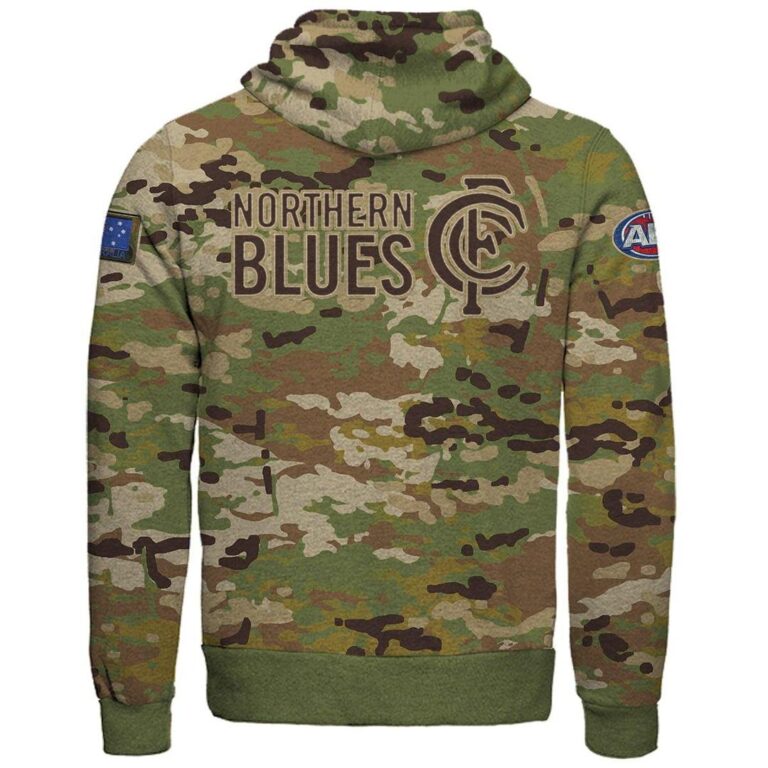 AFL-03-Carlton Blues Hoodie/T-Shirt/Zipper/Sweatshirt