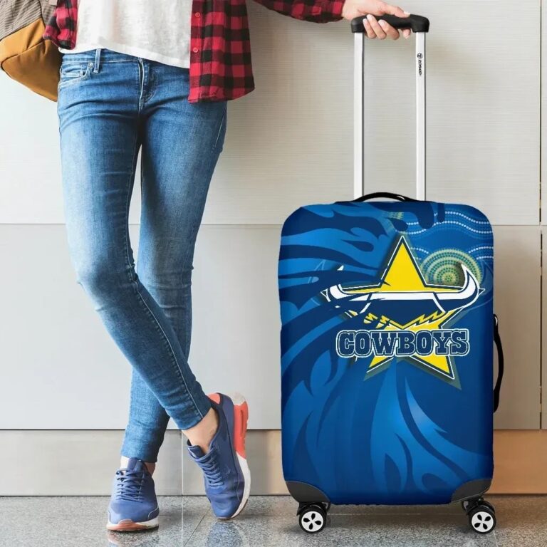 NRL Cowboys Fire Luggage Covers North Queensland K13