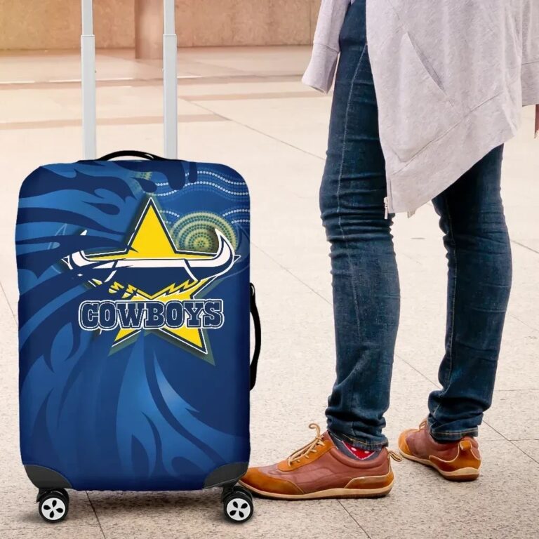 NRL Cowboys Fire Luggage Covers North Queensland K13