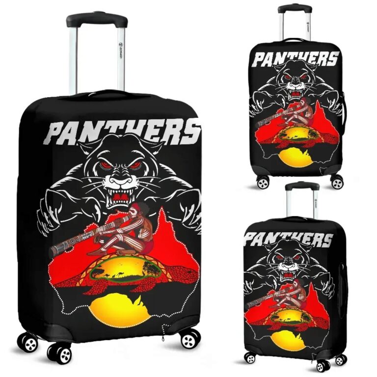NRL Panthers Luggage Cover Special Map Th12