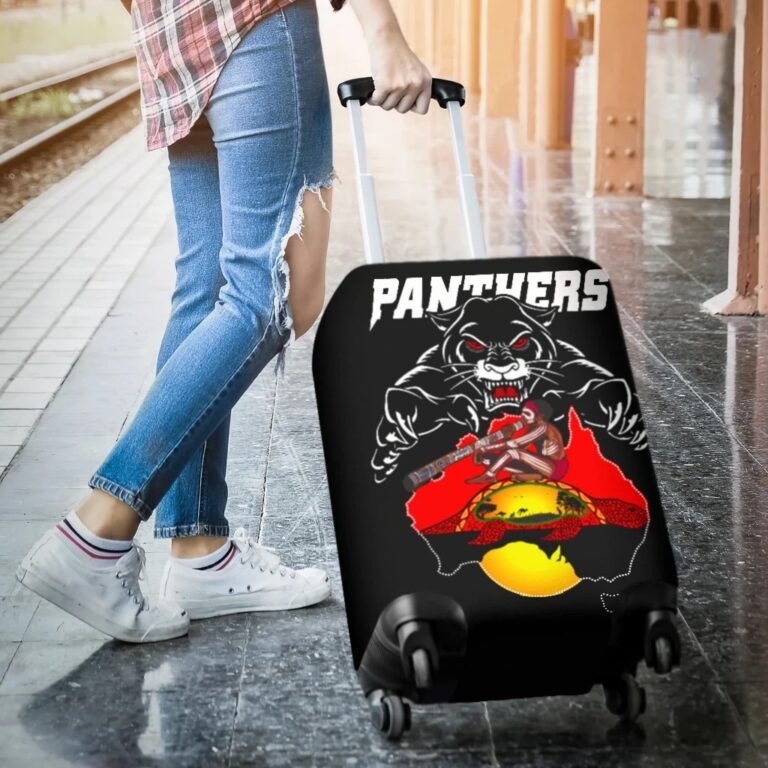 NRL Panthers Luggage Cover Special Map Th12