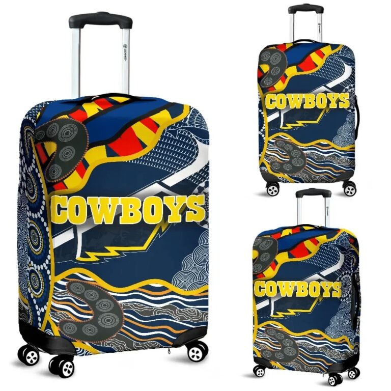 NRL Cowboys Luggage Covers Unique Indigenous K8