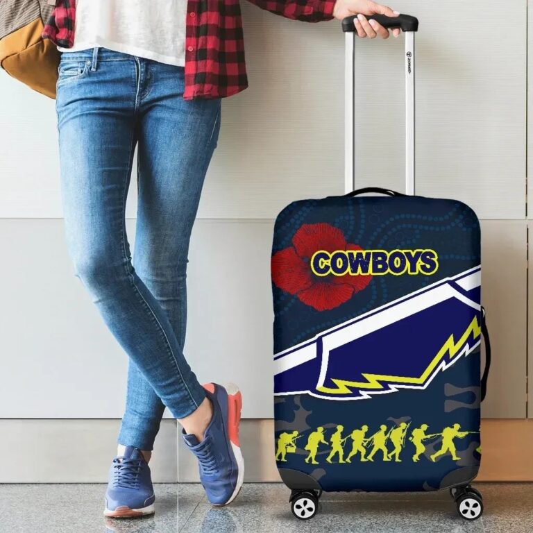 NRL Cowboys Luggage Covers Anzac Country Style K36