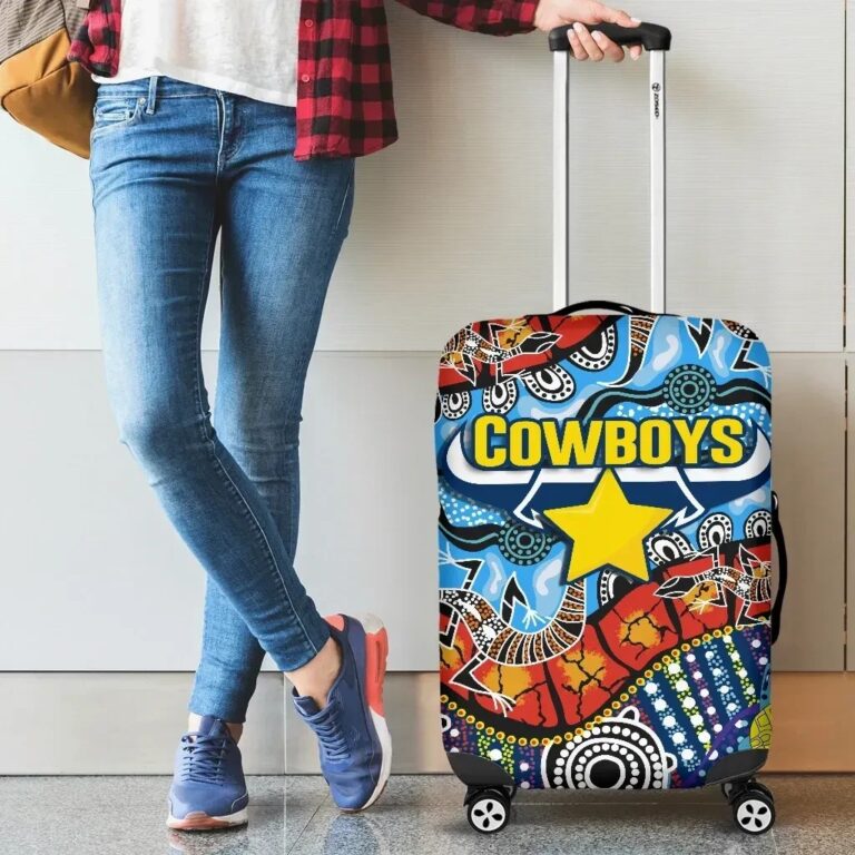 NRL Cowboys Indigenous Luggage Covers K4