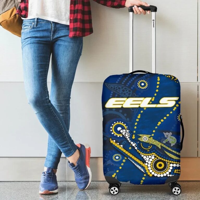 NRL Eels Indigenous Luggage Covers Parramatta TH5