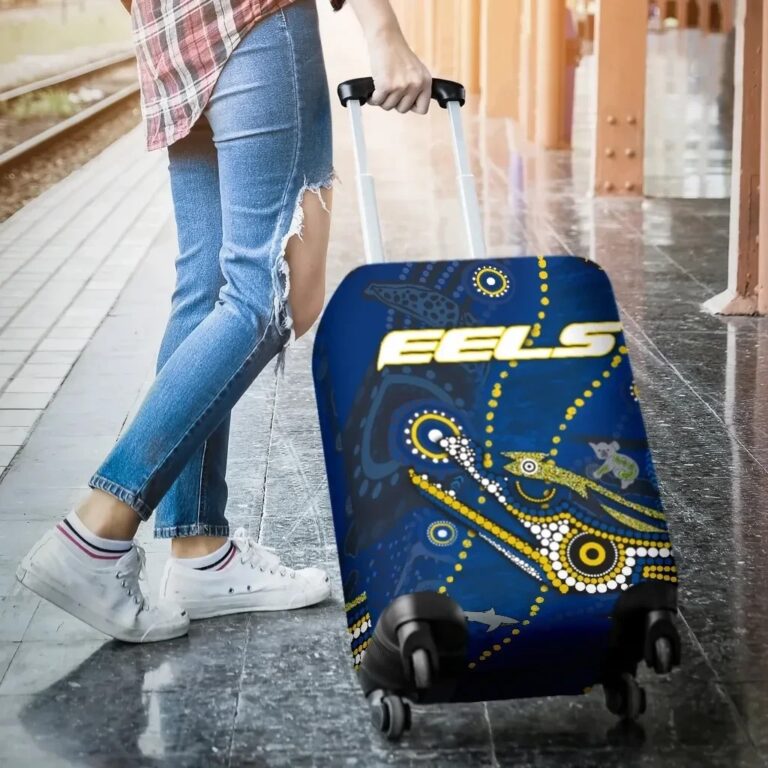 NRL Eels Indigenous Luggage Covers Parramatta TH5