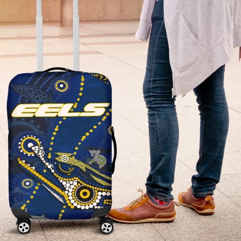 NRL Eels Indigenous Luggage Covers Parramatta TH5