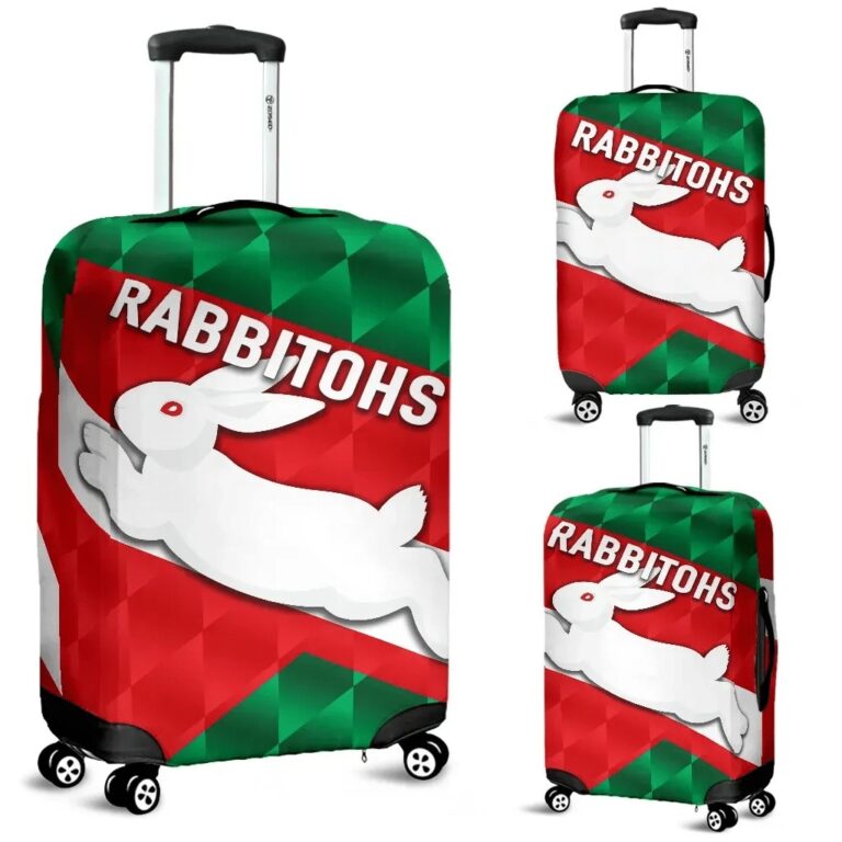 NRL Rabbitohs Luggage Covers Sporty Style K8
