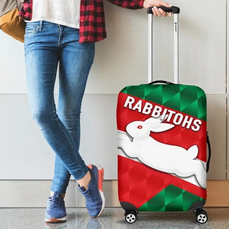 NRL Rabbitohs Luggage Covers Sporty Style K8
