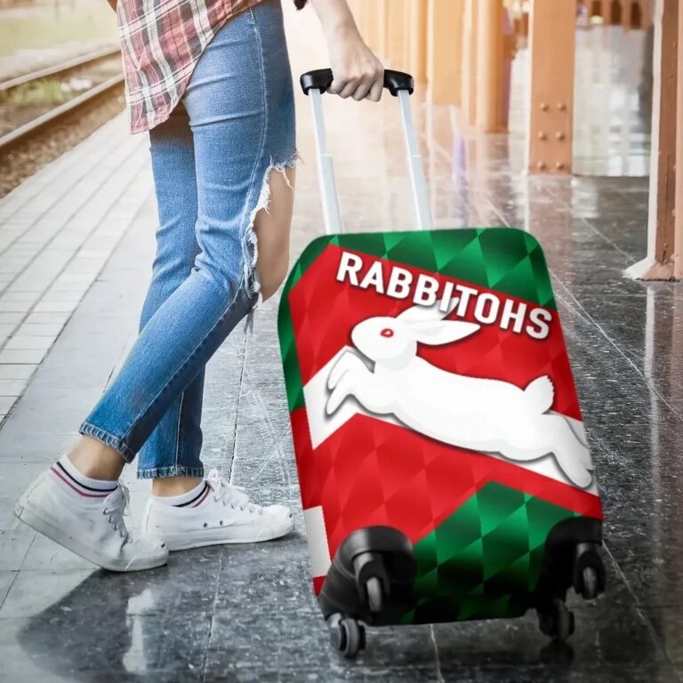 NRL Rabbitohs Luggage Covers Sporty Style K8
