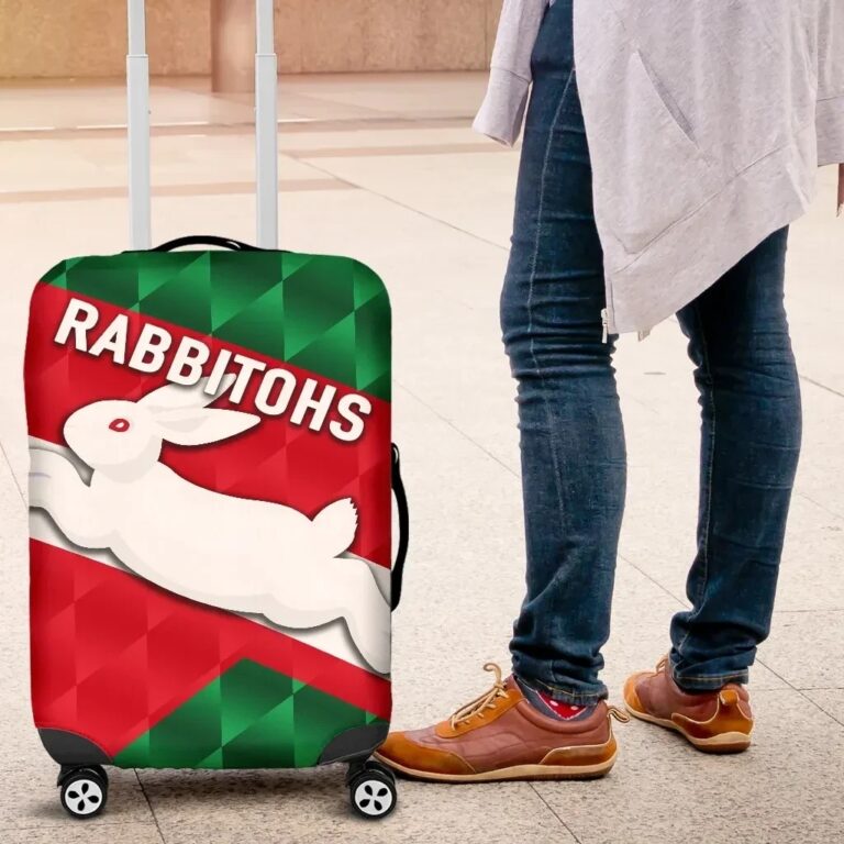 NRL Rabbitohs Luggage Covers Sporty Style K8