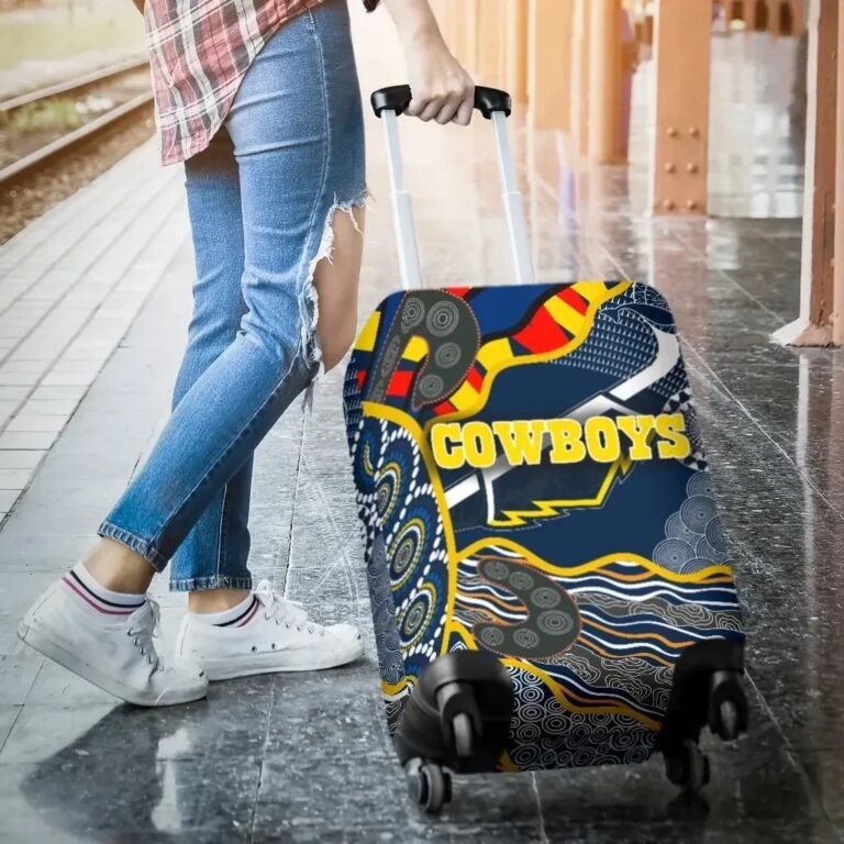 NRL Cowboys Luggage Covers Unique Indigenous K8