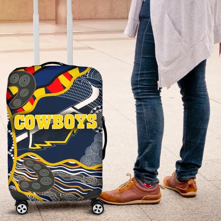 NRL Cowboys Luggage Covers Unique Indigenous K8