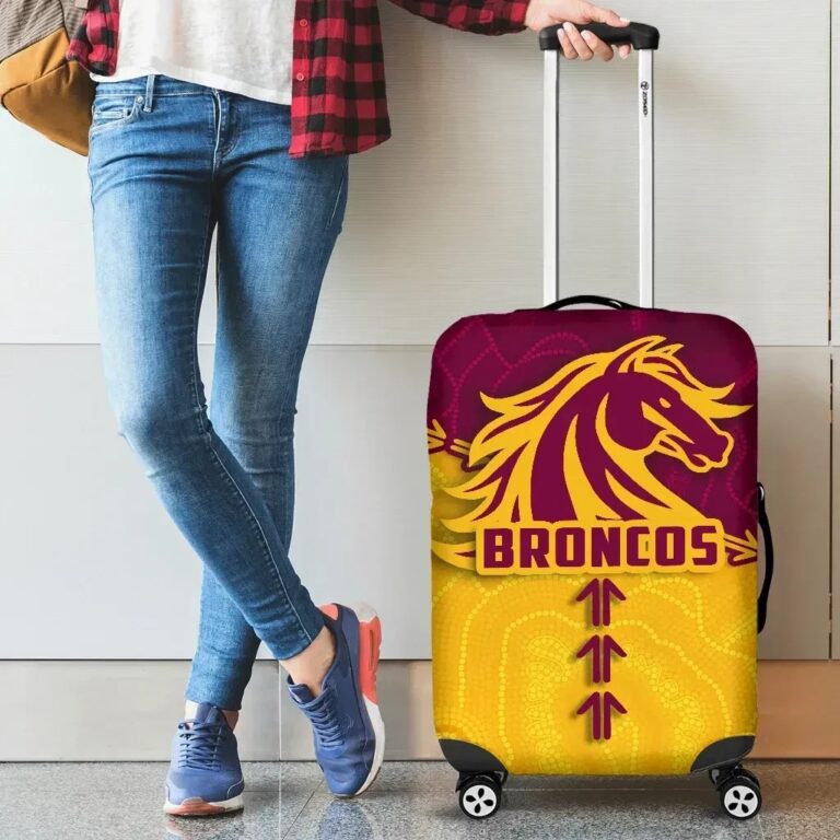 NRL Broncos Luggage Covers Brisbane Aboriginal K4
