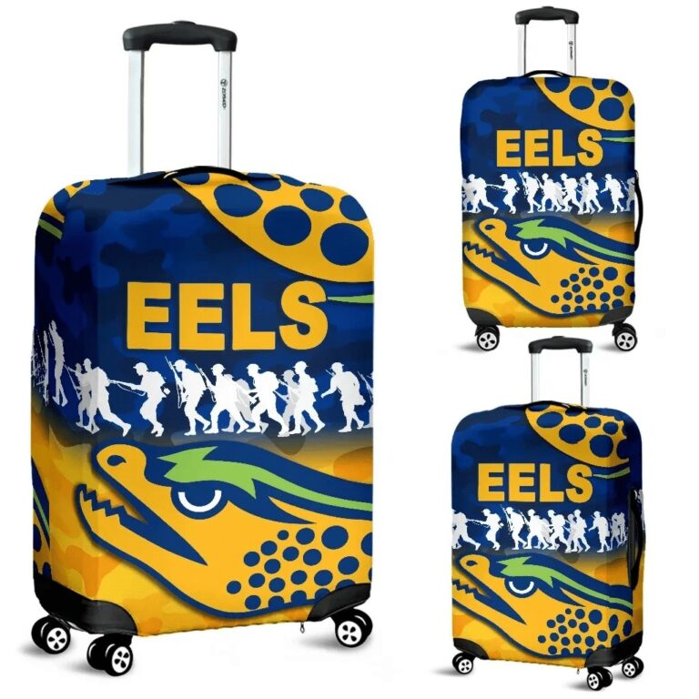 NRL Parramatta Luggage Covers Eels Anzac Vibes K8