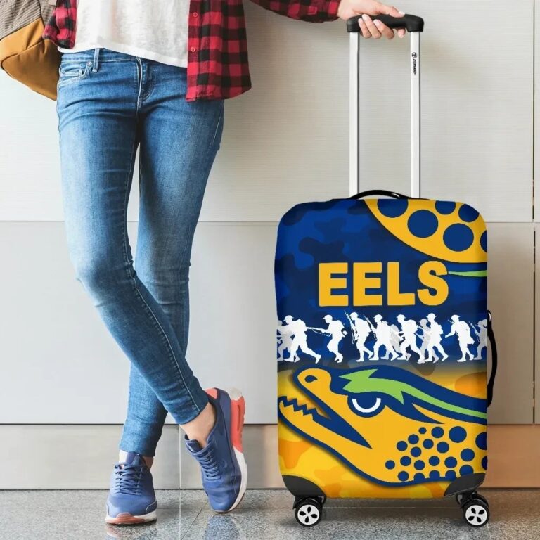 NRL Parramatta Luggage Covers Eels Anzac Vibes K8
