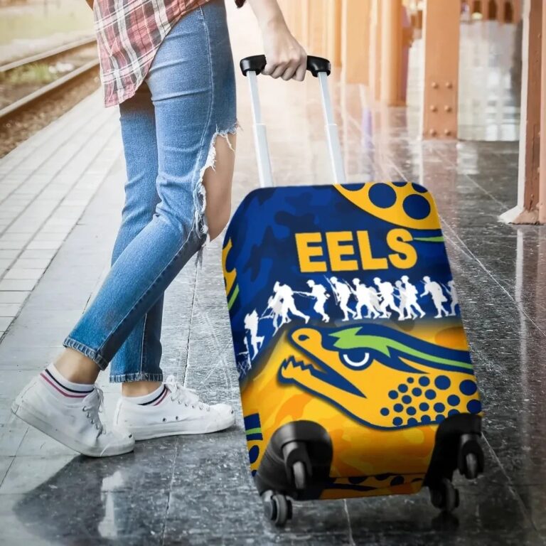 NRL Parramatta Luggage Covers Eels Anzac Vibes K8