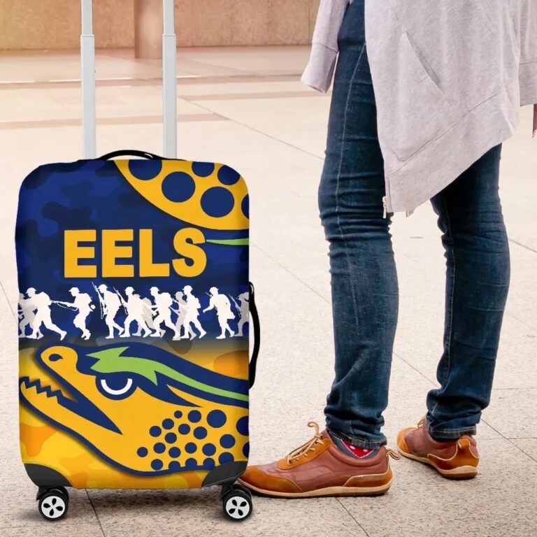 NRL Parramatta Luggage Covers Eels Anzac Vibes K8