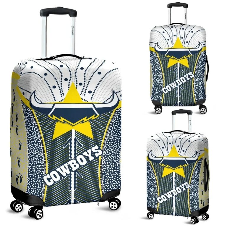 NRL Australia Luggage Covers Cowboys Indigenous TH6
